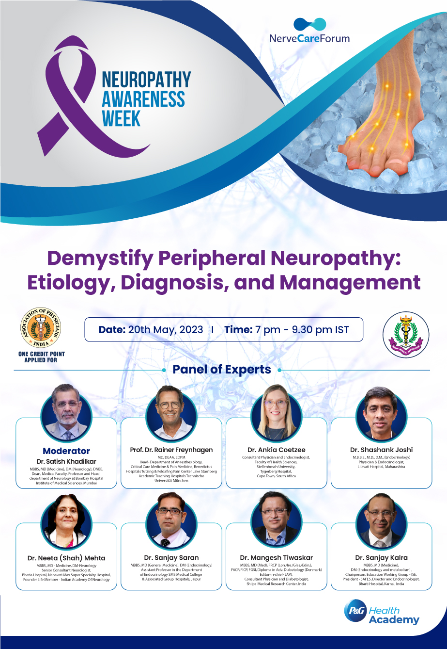 Neuropathy Awareness Week 2023 May 20th 2023 program