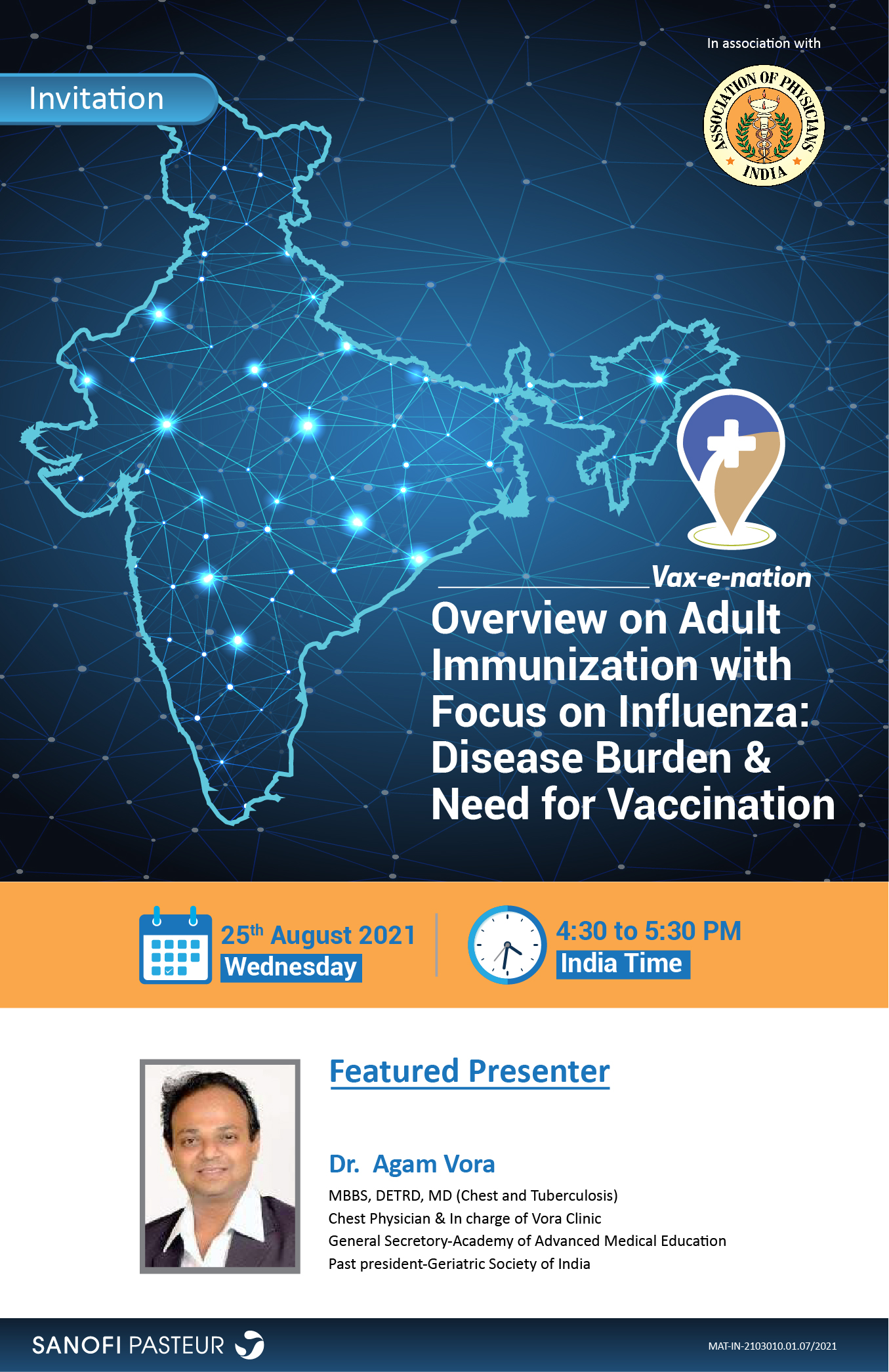 Overview on Adult Immuization with Focus on Influnza: Disease Burden & Need for Vaccination