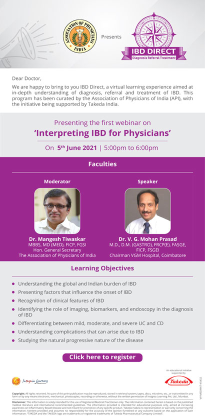 Presenting the first webinar on 'Interpreting IBD for Physicians'