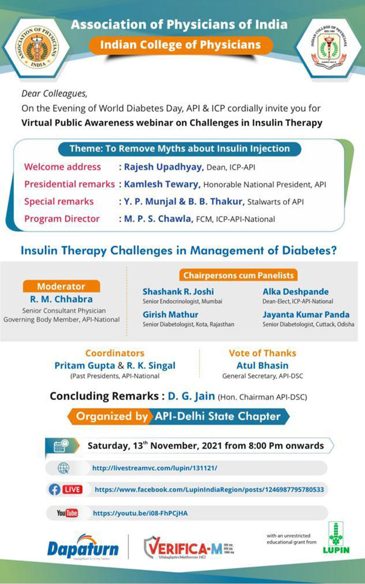 Awareness Webinar on Challenges in Insulin Therapy