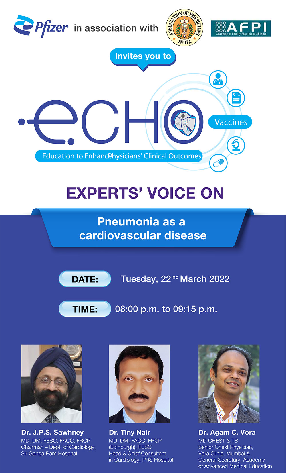 EXPERTS’ VOICE ON - Pneumonia as a cardiovascular disease