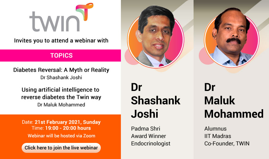 Twin Webinar on Sunday, 21st February 2021