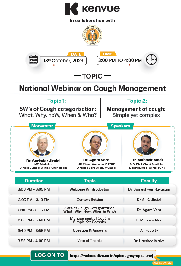 National Webinar on Cough Management